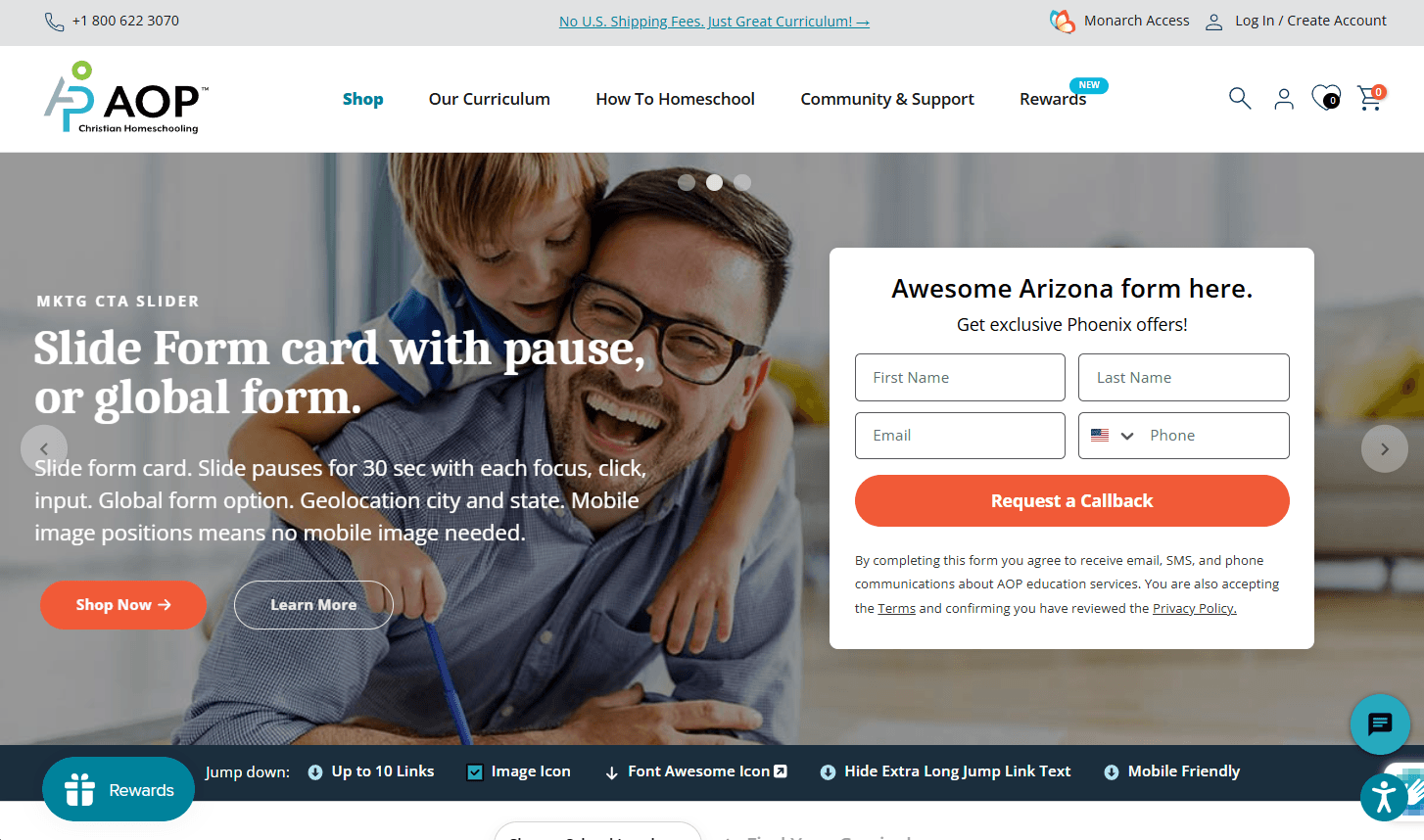 AOP storefront